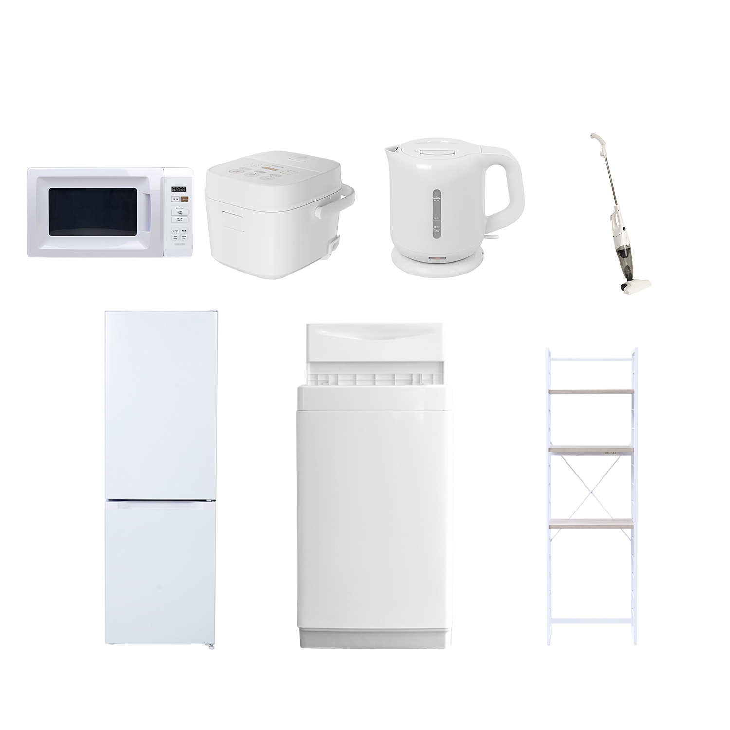 一人暮らし 家電セット 新生活 7点セットのおすすめ人気商品一覧 通販