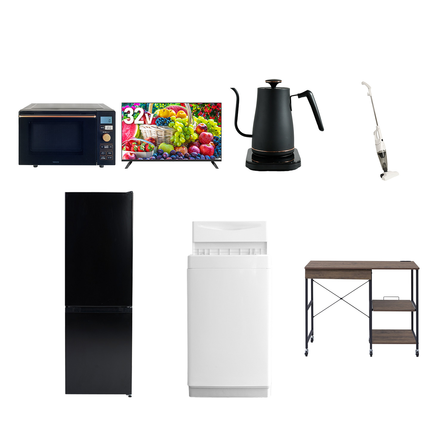年末年始大セール❗️1/7迄 新生活家電2点セット507 新生活応援セット 新生活家電7点セット 山善 | 山善ビズコム