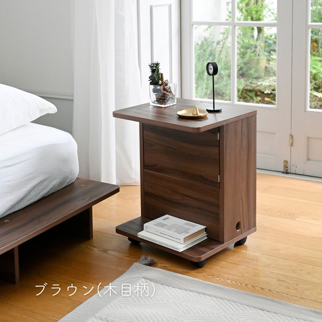 アンティークサイドテーブル 花台 ベッドサイドテーブル　小　キャスター付　古道具 楽天市場】送料無料 新品 アンティーク調 サイドテーブル W約60×D約50