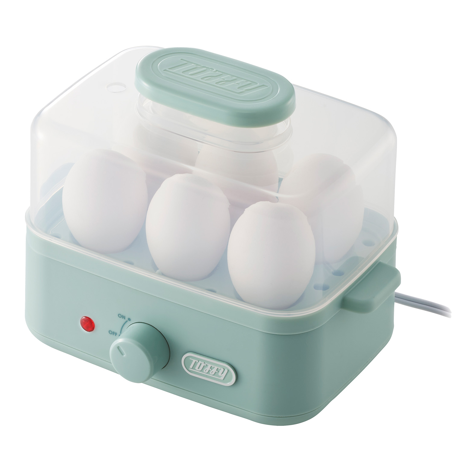 Toffy 蒸し器 スチームクッカー エッグスチーマー ゆで卵メーカー K