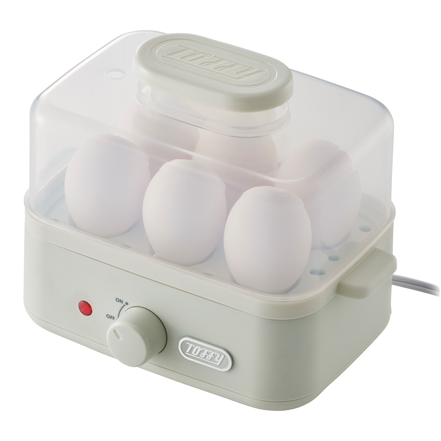 Toffy 蒸し器 スチームクッカー エッグスチーマー ゆで卵メーカー K