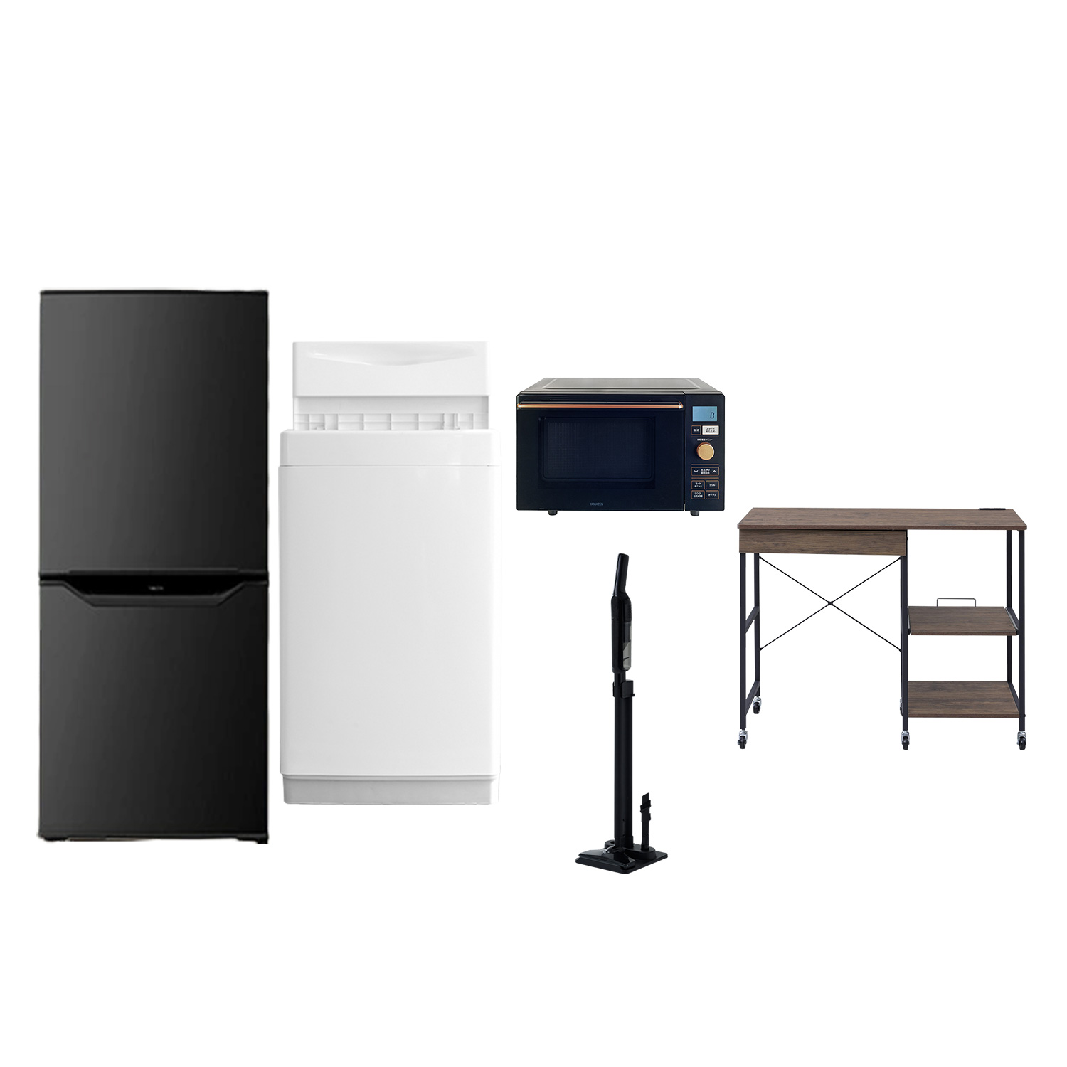 山善（YAMAZEN） 家電セット 一人暮らし 5点セット 冷蔵庫 106L 洗濯機