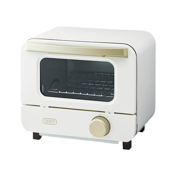 Toffy トースター オーブントースター 1枚焼き ミニ 小型 K-HTS1