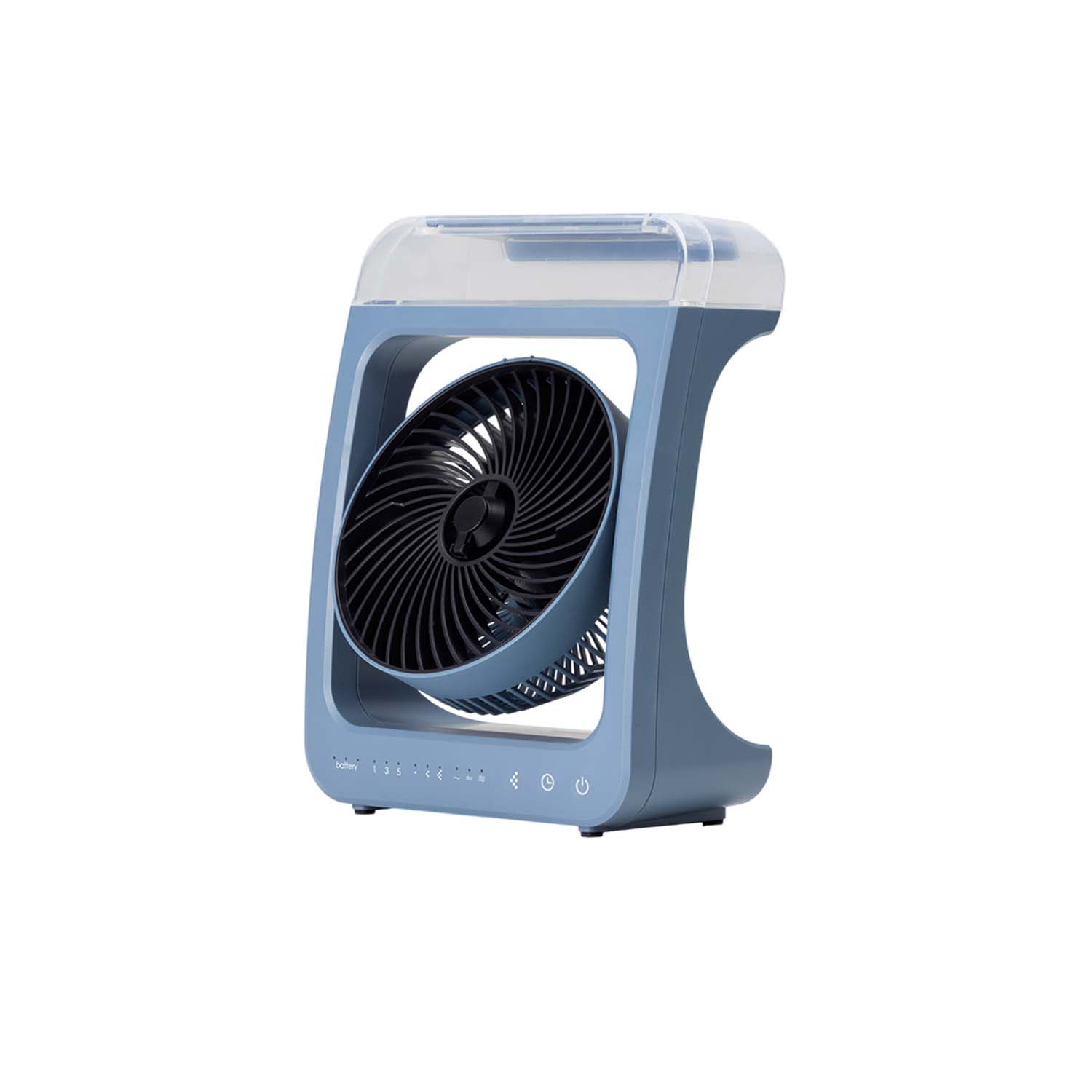 トップランド コードレスミストFAN ブルーグレー SF-DFM10 BG コードレス ミストFAN SF-DFM10 トップランド | 山善ビズコム