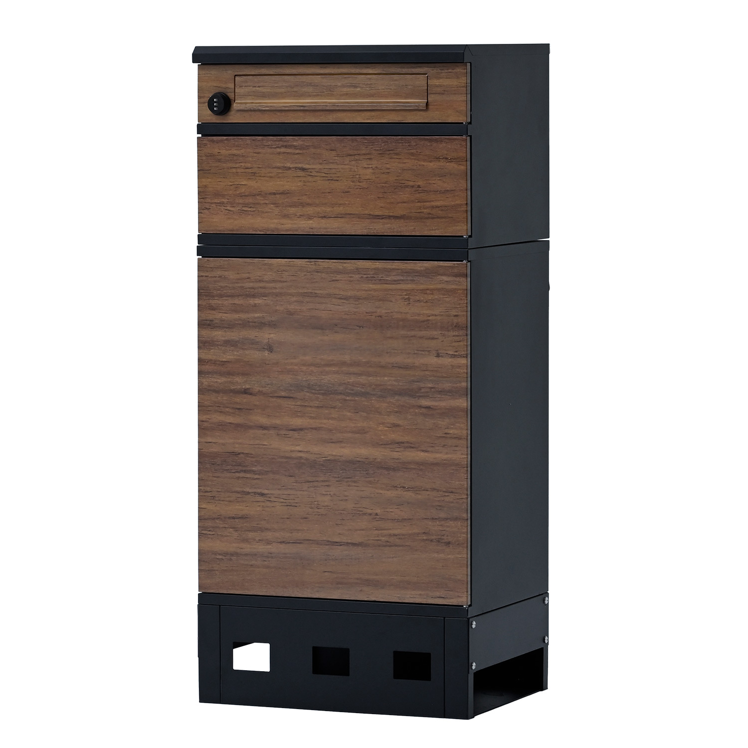 山善（YAMAZEN） 宅配ボックス 3段 防水 大容量 屋外 置き配ボックス