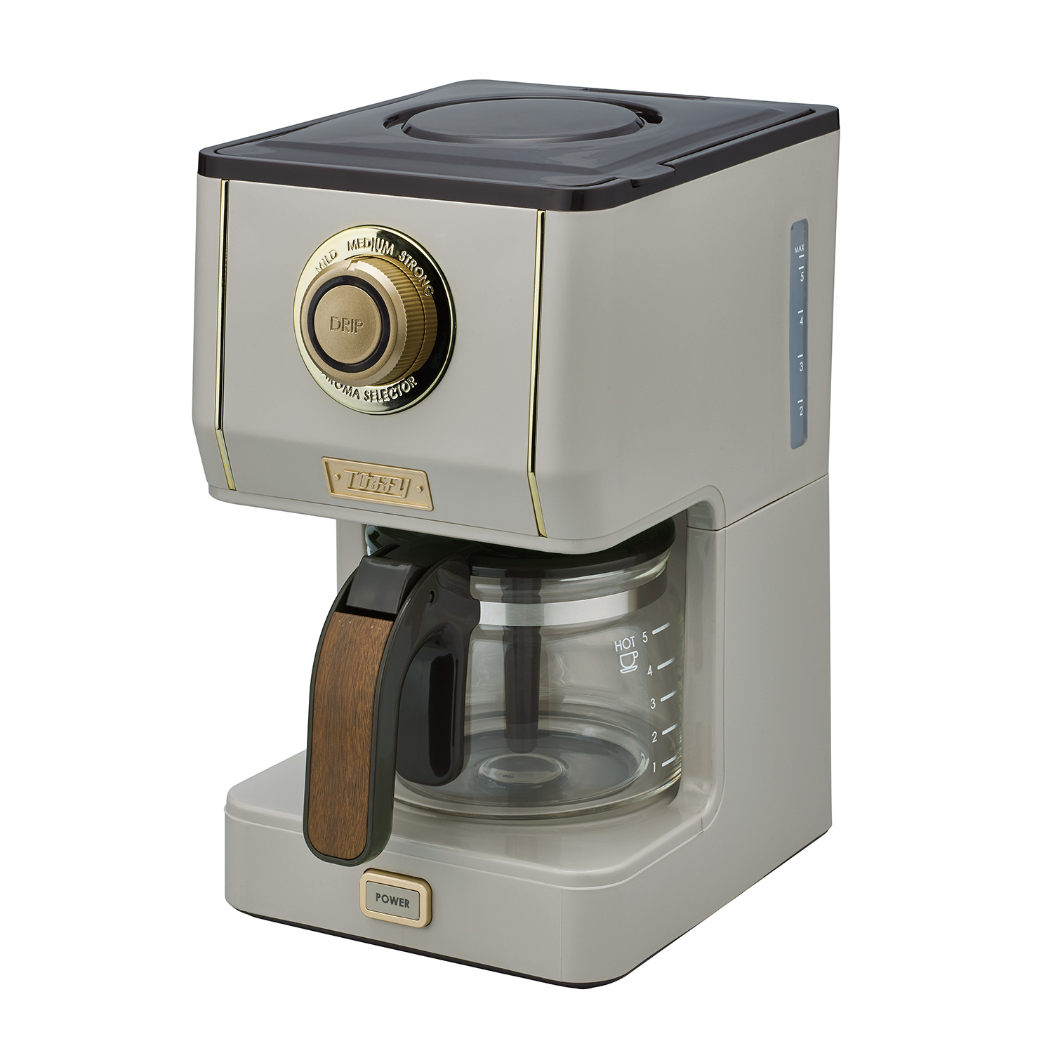 コーヒーメーカー コーヒーメーカー一人用 保温 Toffy アロマドリップコーヒーメーカー コーヒーマシン 5杯分 K-CM5-PA/-SG/-GE/-RB コーヒーマシン｜e-kurashi｜04
