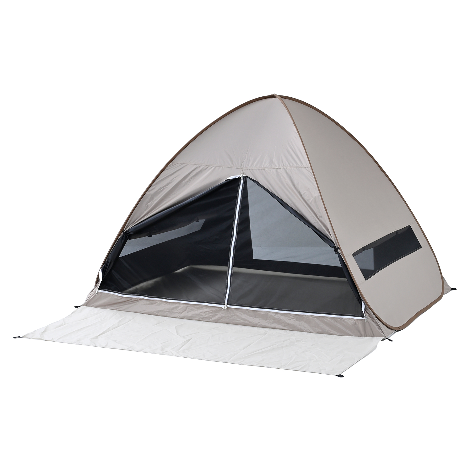 山善（YAMAZEN） ワンタッチテント フルクローズ 遮光率99.99％以上 4