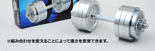 山善 ダンベル クロムダンベルセット 20kg SD-20 クローム