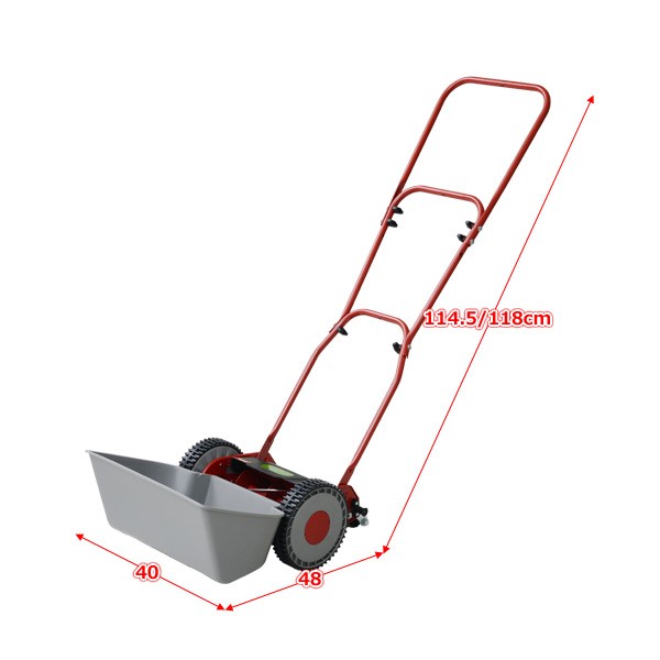 芝刈機 手動芝刈り機 手押し芝刈り機 家庭用 山善 手押し草刈り機 手動草刈り機 草刈機 KRM-200(R) : qz552 : くらしのeショップ  - 通販 - Yahoo!ショッピング