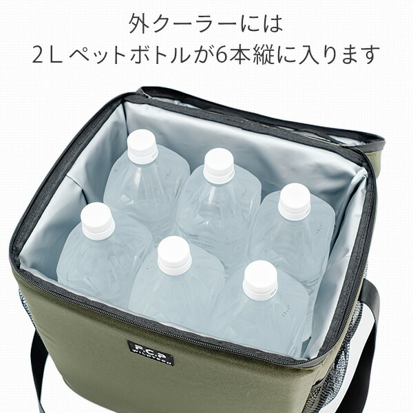 FUKUさんとのコラボ商品 カンガルークーラーバッグ 23L/18Lのセット(2