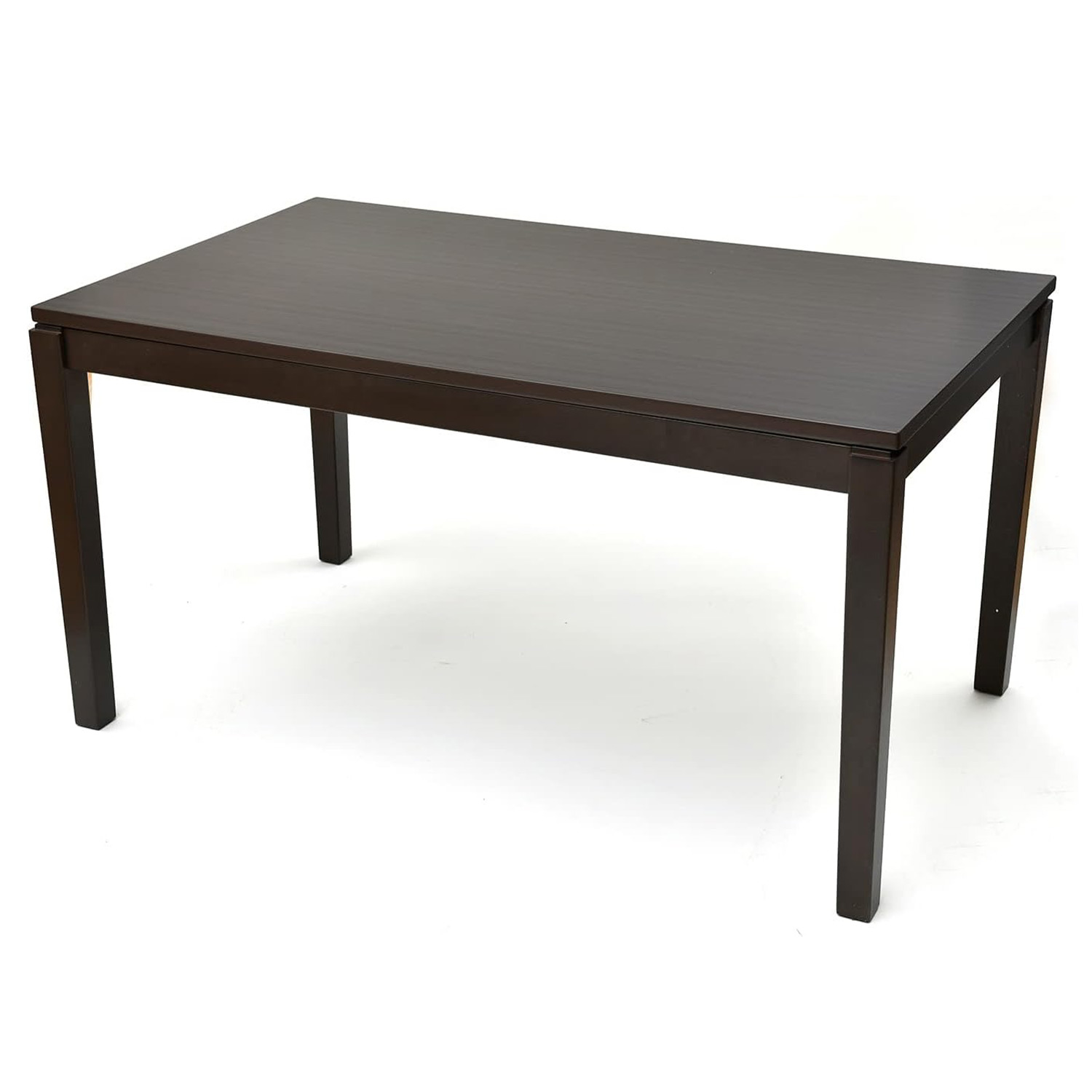 こたつ ダイニングこたつ 長方形 135×80cm 600W ハロゲンヒーター GND-HDN135 ダークブラウン こたつ コタツ 炬燵 ダイニング ハイタイプ 家具調こたつの画像