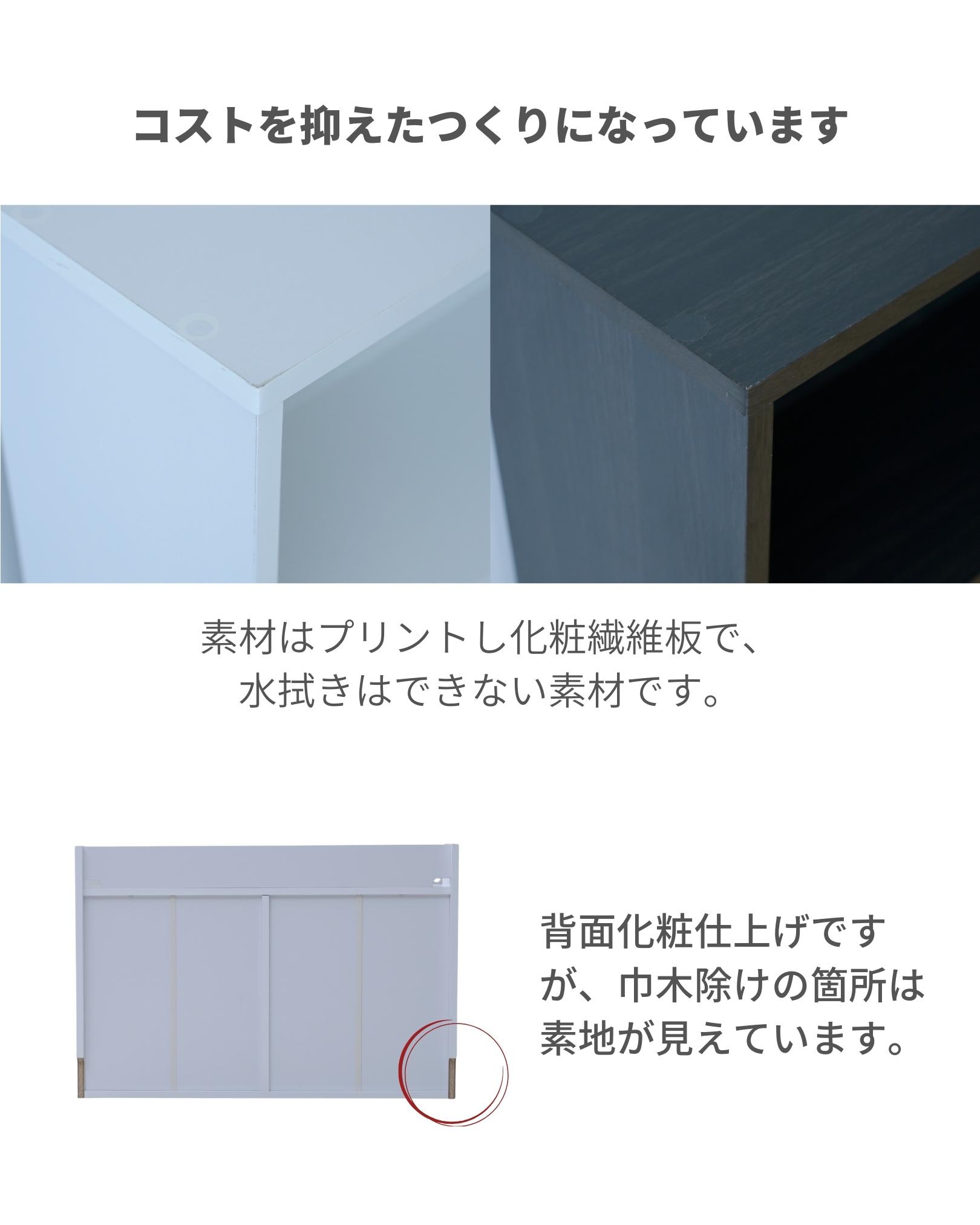 楽天市場】ベッド ヘッドボード 棚 スリム 幅90 奥行20 高さ60cm