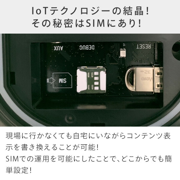 デジタルサイネージ LTE対応 T型スタンドセット 屋外使用可能 業務用