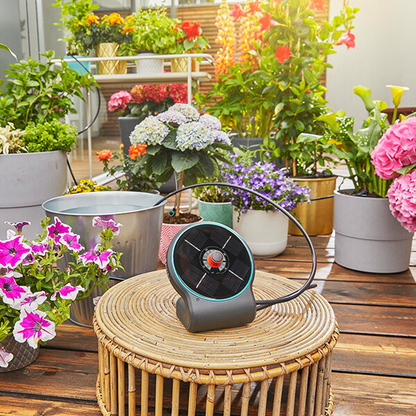 GARDENA 自動水やり機 Aquabloom ソーラー式 13300-20 ガーデニング