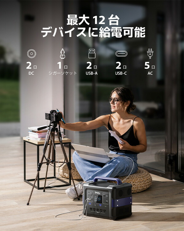 ポータブル電源 バッテリー 充電器 480000mAh /1536Whフル充電 リン酸鉄 ポータブル電源 バッテリー充電器 車中泊グッズ