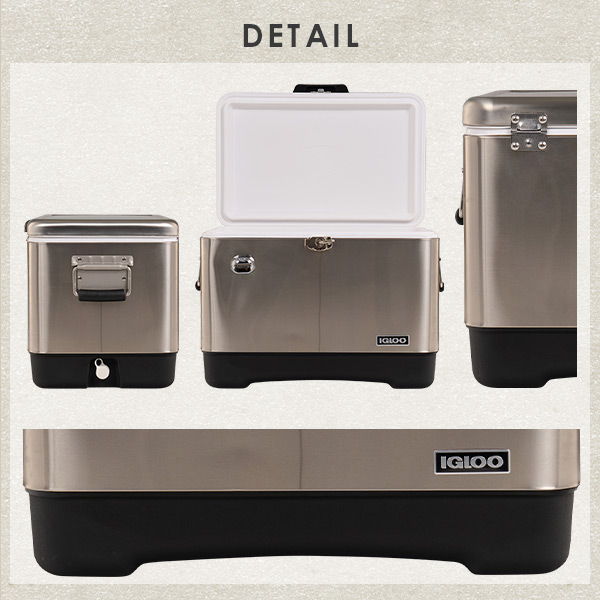 igloo クーラーボックス イグルー ステンレス レガシー54 (51L