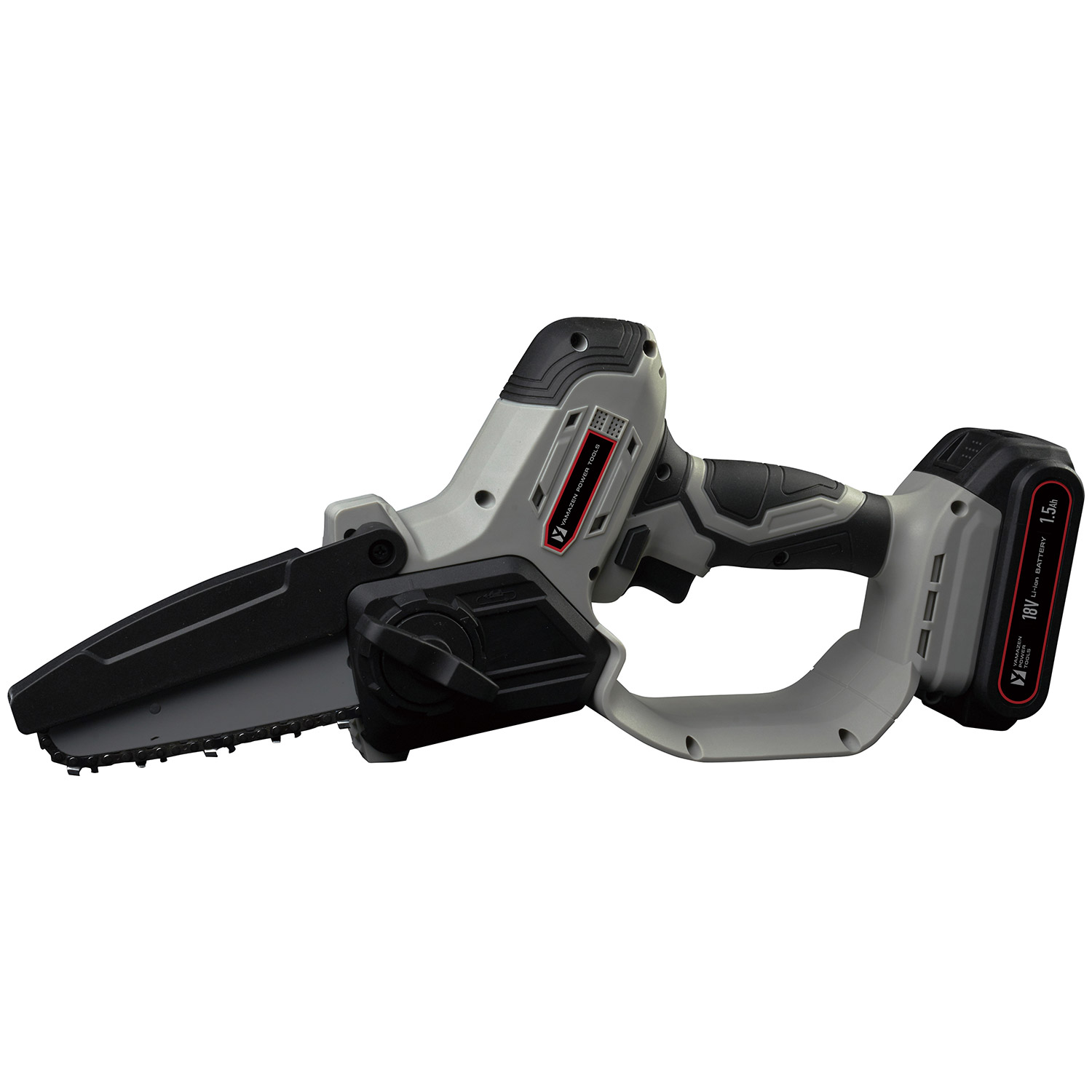 山善（YAMAZEN） 18V 充電式ハンディソー チェーンソー 単品 最大切断