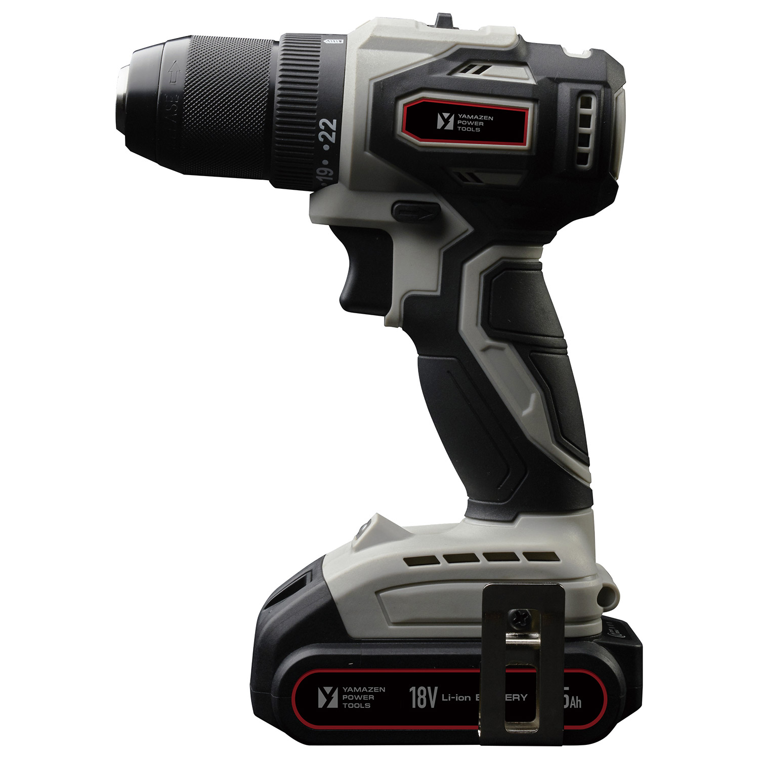 山善（YAMAZEN） 18V 充電式ドリルドライバー 単品 最大締付トルク40N