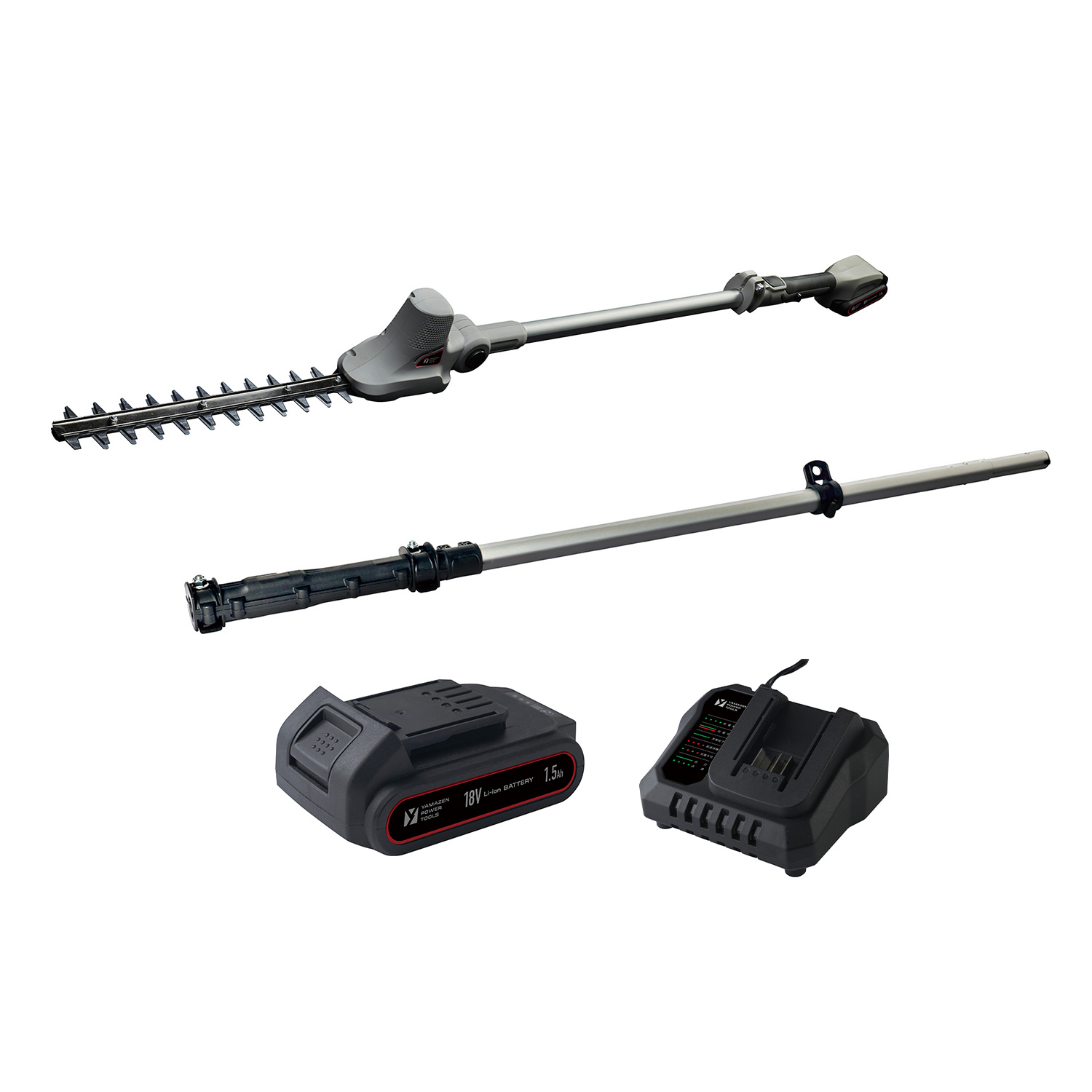 山善（YAMAZEN） ヘッジトリマー 高枝ヘッジトリマー 高枝バリカン 18V