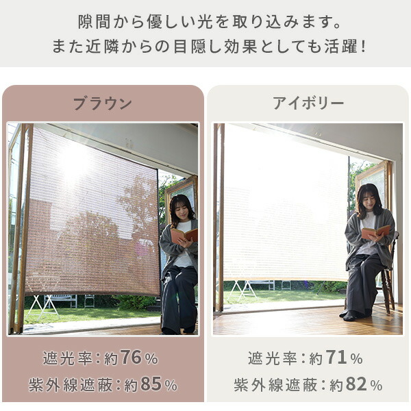 山善 日よけ シェード 日よけシート ベランダ 突っ張り 2×2m