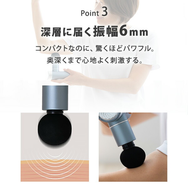 筋膜リリースガン ディープリカバリー : くらしのeショップ