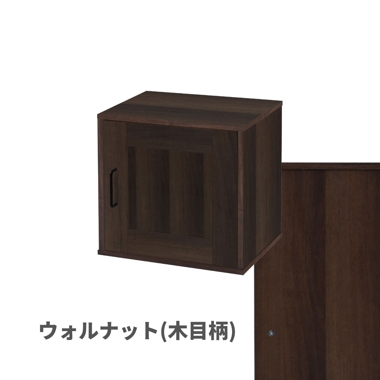 山善 収納ボックス 扉付き 積み重ね可能 FCOS-DR 幅39 奥行き29