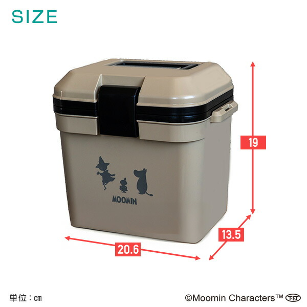 クーラーボックス 未開封 希望小売価格25000円の品 クーラーボックス 小型 7L MM-OD11-001 ムーミン 日本製