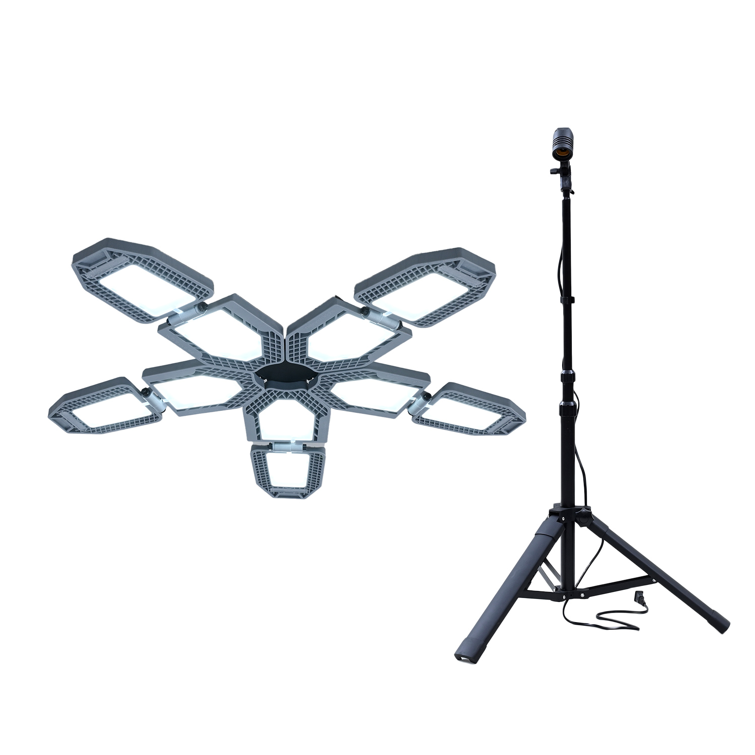 山善（YAMAZEN） LED ガレージライト 作業灯 GL5-1000S SSG-70B