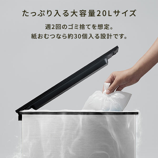 ゴミ箱 20L 冷やすゴミ箱 CLEAN BOX おしゃれ 冷凍ゴミ箱 : くらしのe
