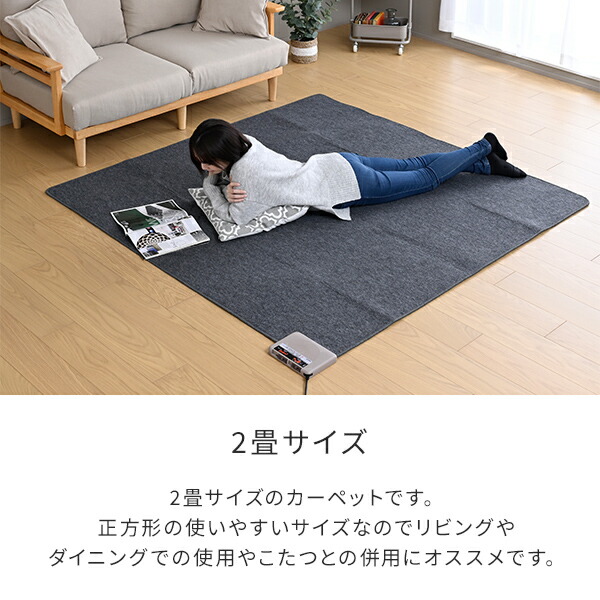 ホットカーペット 2畳 国産 ホットカーペット本体 ほっとカーペット