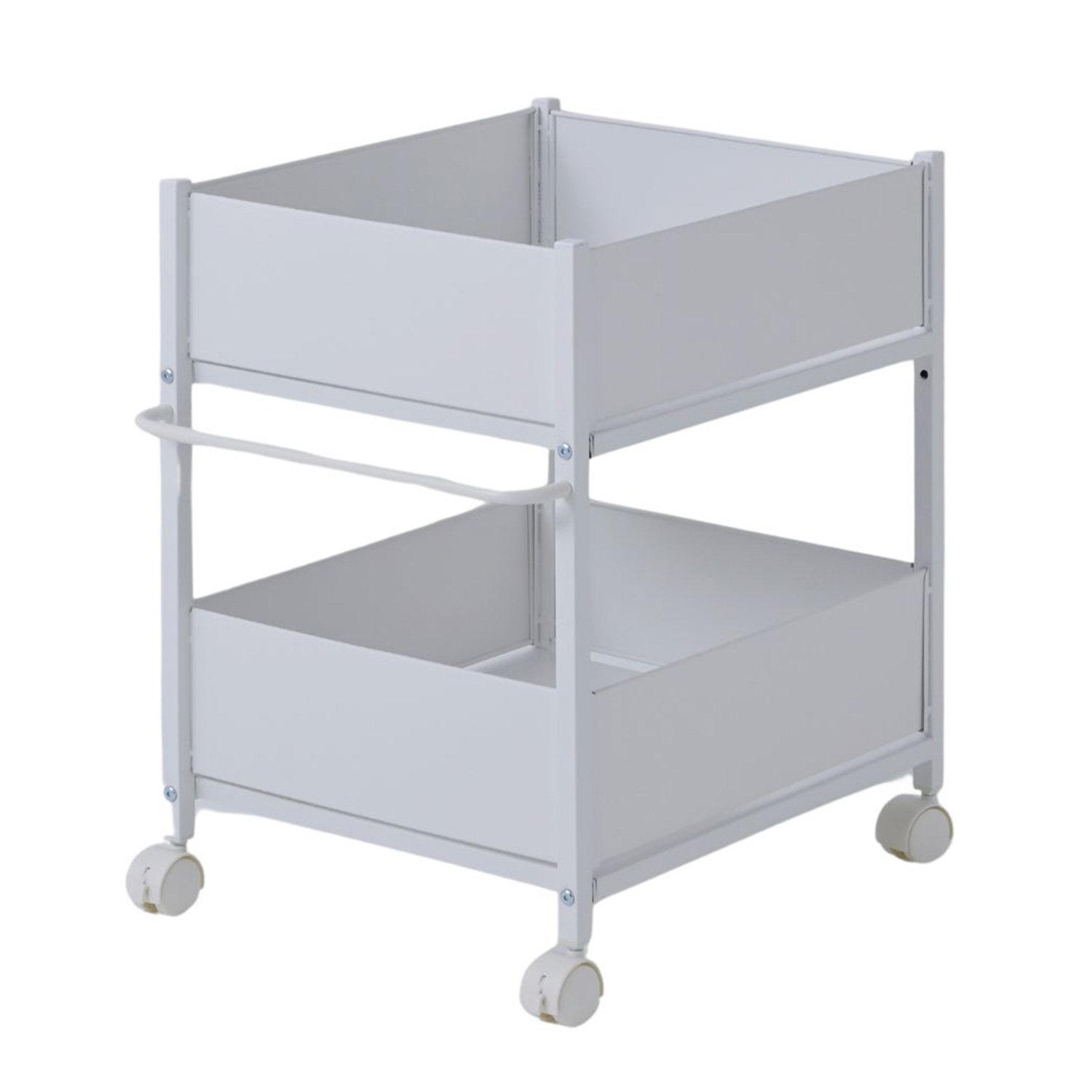 山善（YAMAZEN） 2個組 頑丈 収納ラック キャスター付き 奥行58 高さ