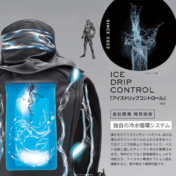 水冷服 アイスマンプロ ICEMAN 水冷ベスト VEST 2025年モデル PRO-X2