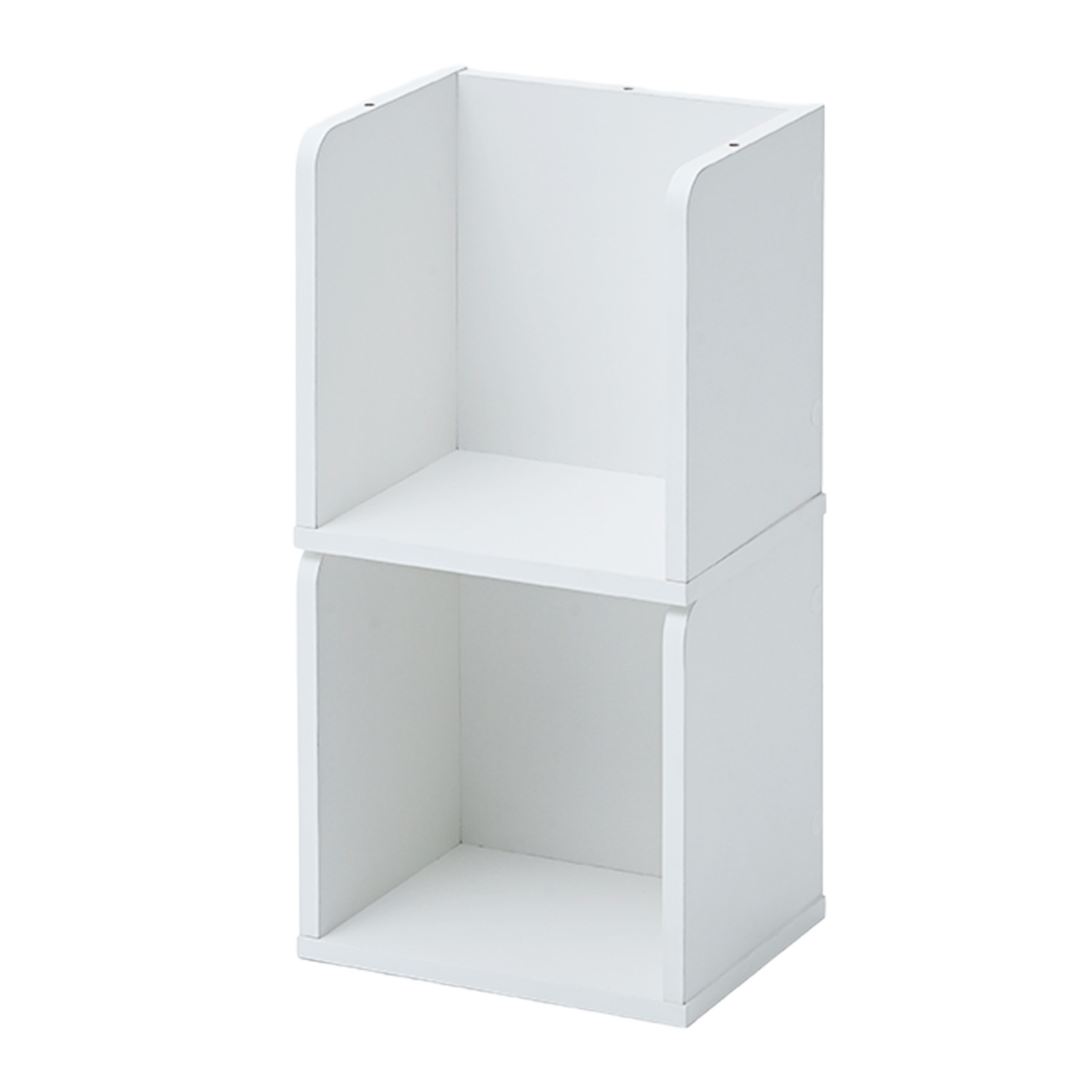 山善（YAMAZEN） 本棚 コンパクト A5判対応 積み重ね可能 2個組