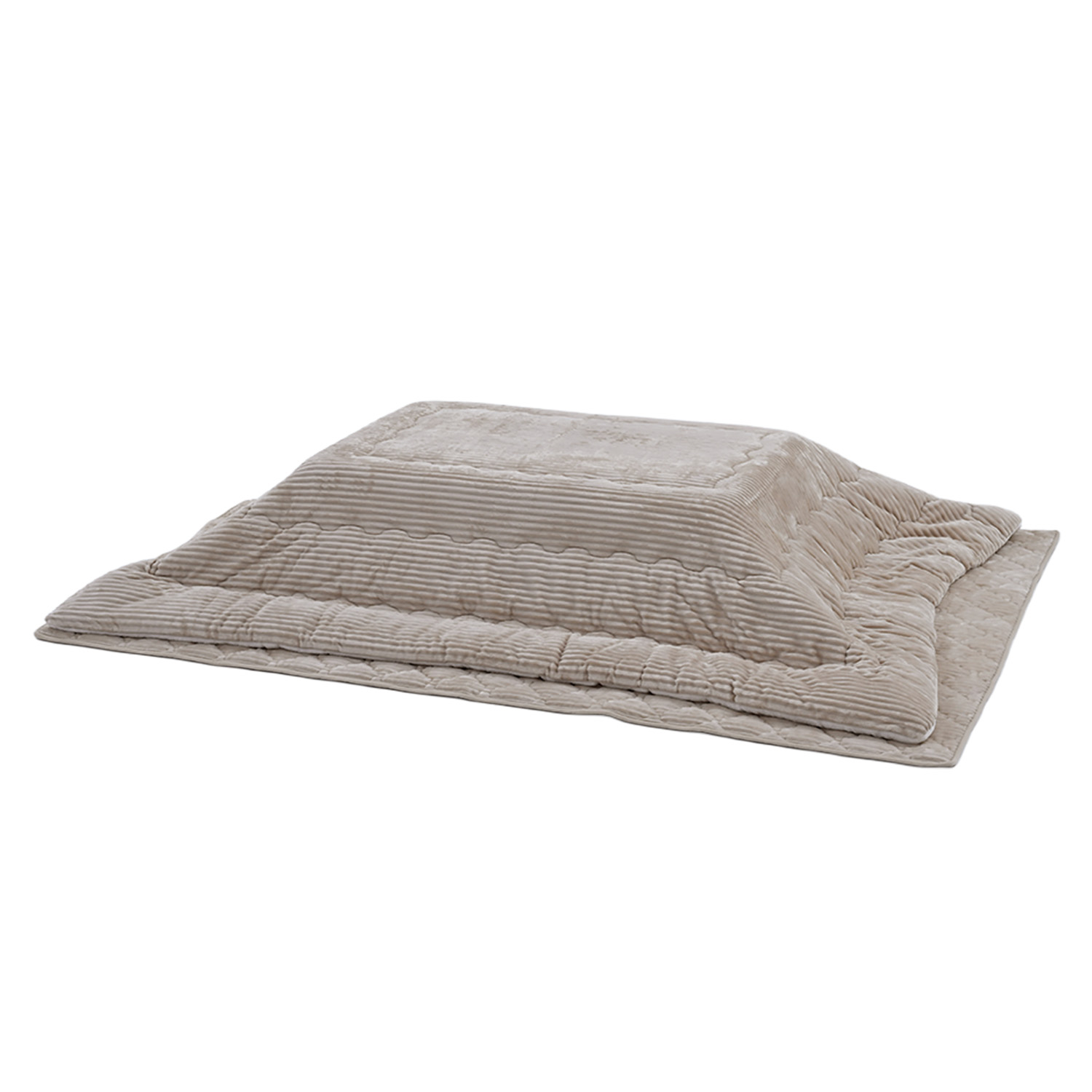 YAMAZEN こたつセット コタツ 掛け布団 敷布団 カジュアル 家具調こたつ 山善 山善（YAMAZEN） こたつ布団 長方形 2点セット こたつ布団セット