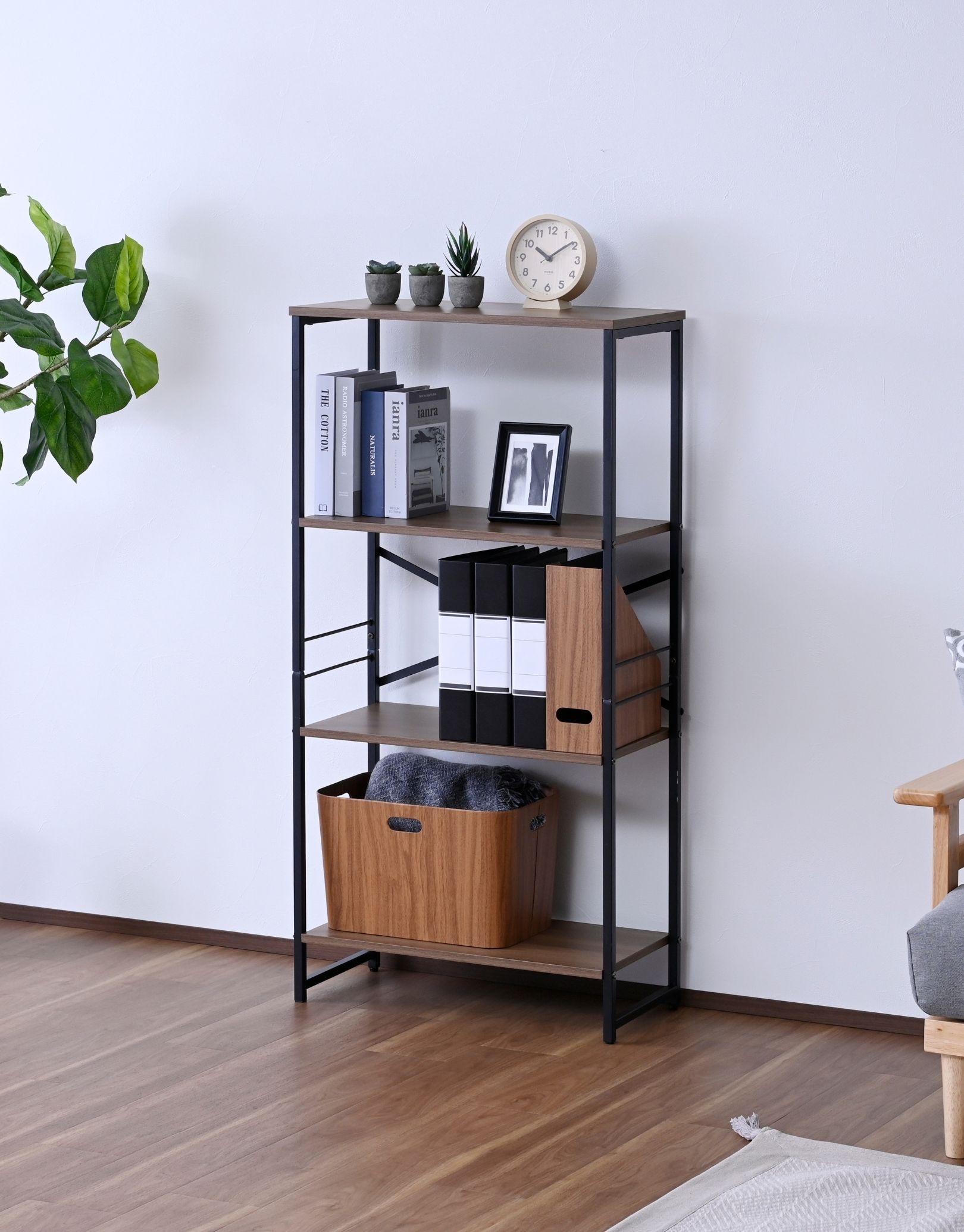 山善（YAMAZEN） ラック 棚 4段 幅59.8 シェルフ オープンラック