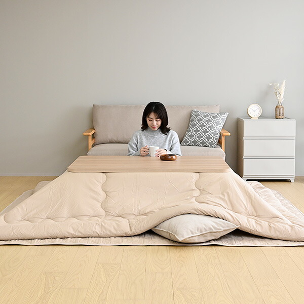 山善（YAMAZEN） こたつ布団 長方形 2点セット こたつ布団セット