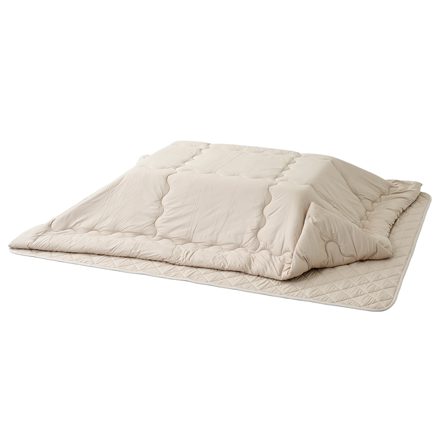 山善（YAMAZEN） こたつ布団 長方形 2点セット こたつ布団セット