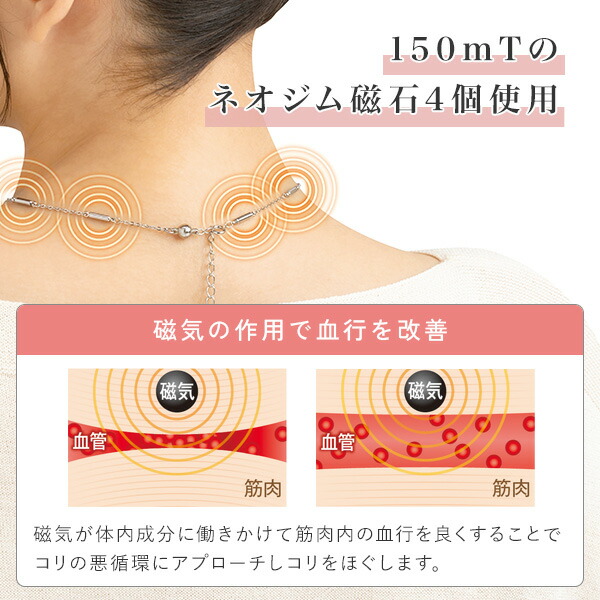 メイダイ リュクス 磁気ネックレス ネックレス ジュエリー 磁気