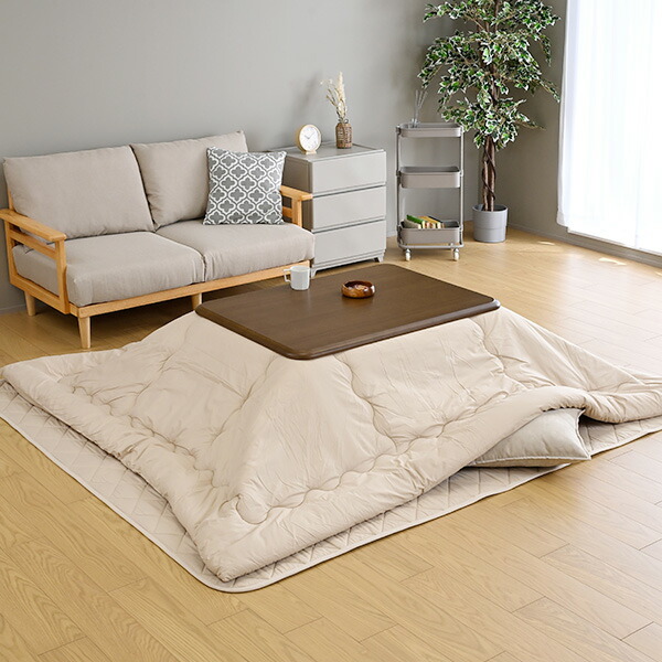 山善（YAMAZEN） こたつ こたつテーブルセット 長方形 ヒーター 布団