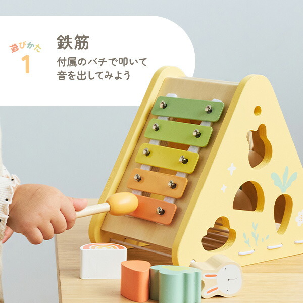 バニーシリーズ アクティビティボックス/5in1（対象年齢18ヶ月から