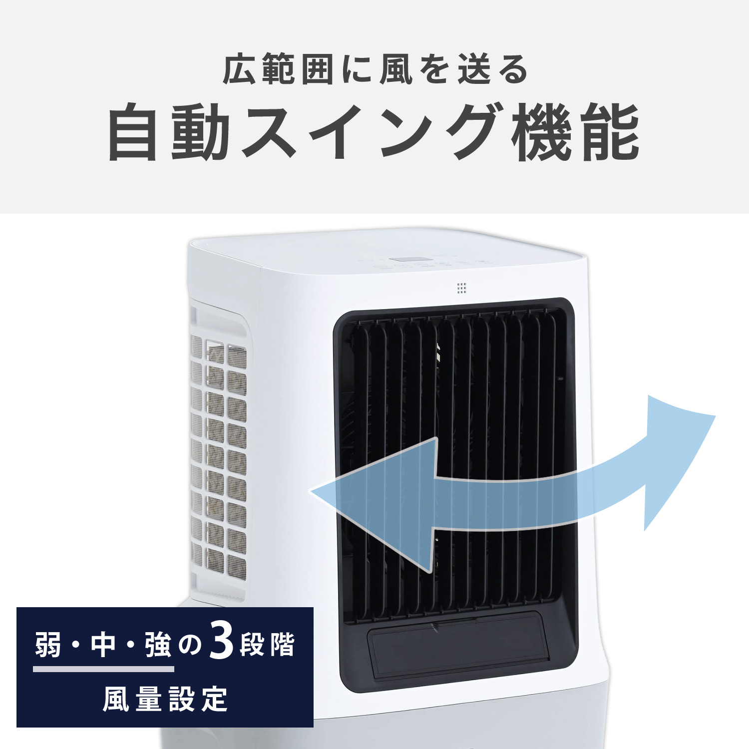 2台セット【美品中古品】5.0L冷風扇　保冷ポケット.リモコン付　3段階設定 小型冷風扇 業務用冷風扇 SW25-09 風量3段階 タンク容量30L リモコン