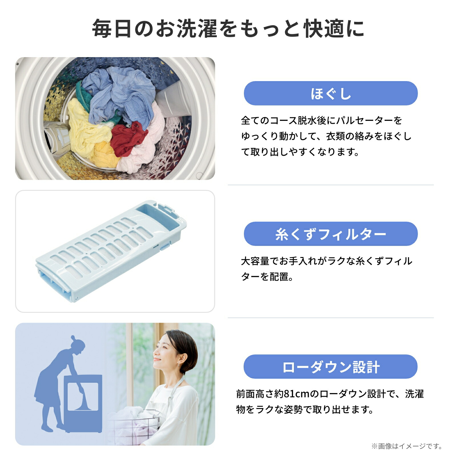 ハイセンス（HISENSE） 洗濯機 7.0kg 縦型 全自動洗濯機 HW-K70L 最短 