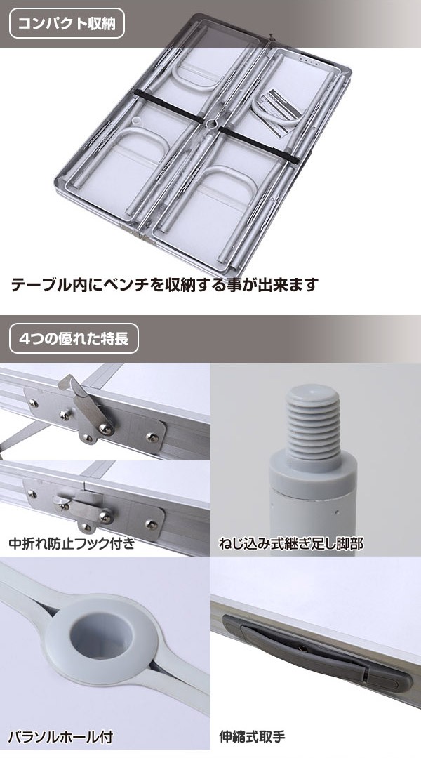 コンパクト収納、4つの優れた特徴