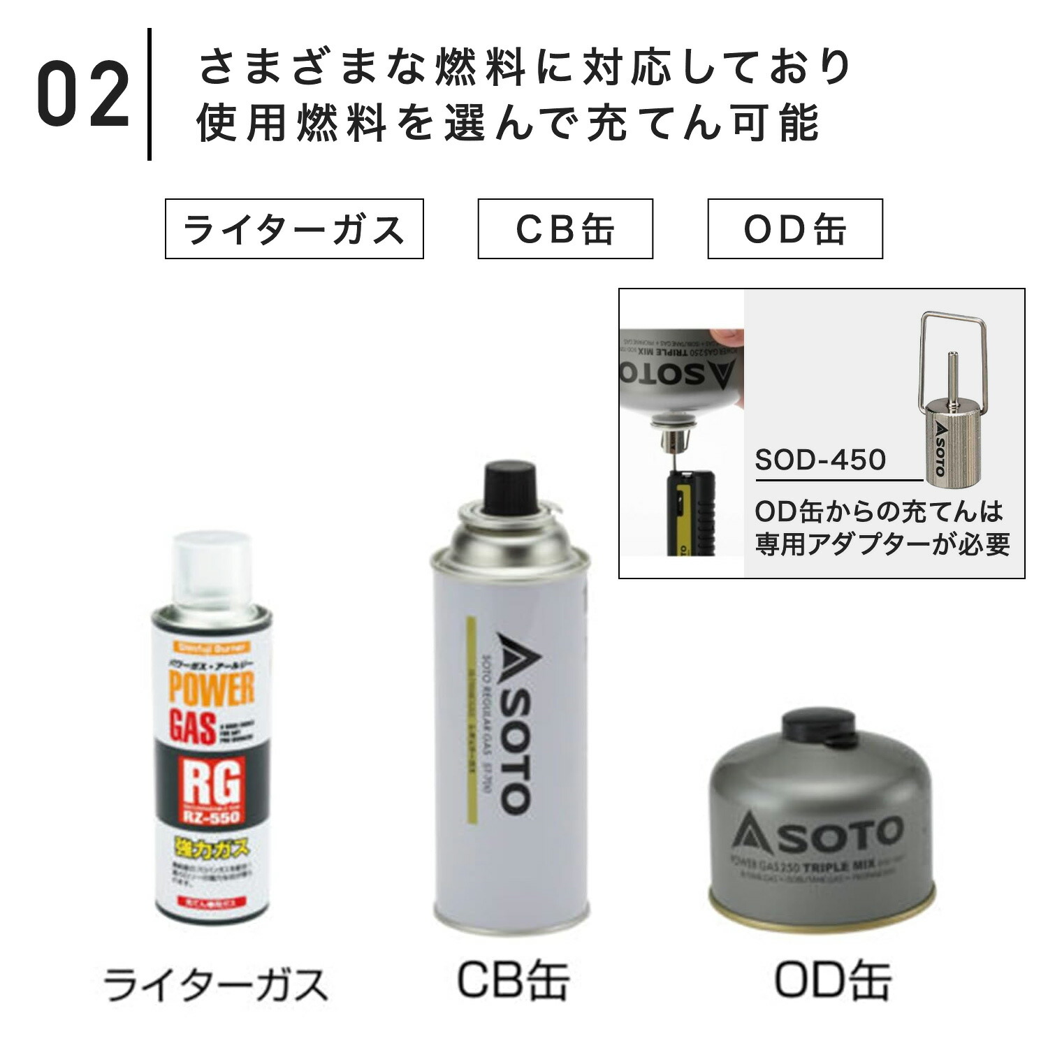 新富士バーナー スライドガストーチ ルミナスブルー 蓄光モデル SOTO
