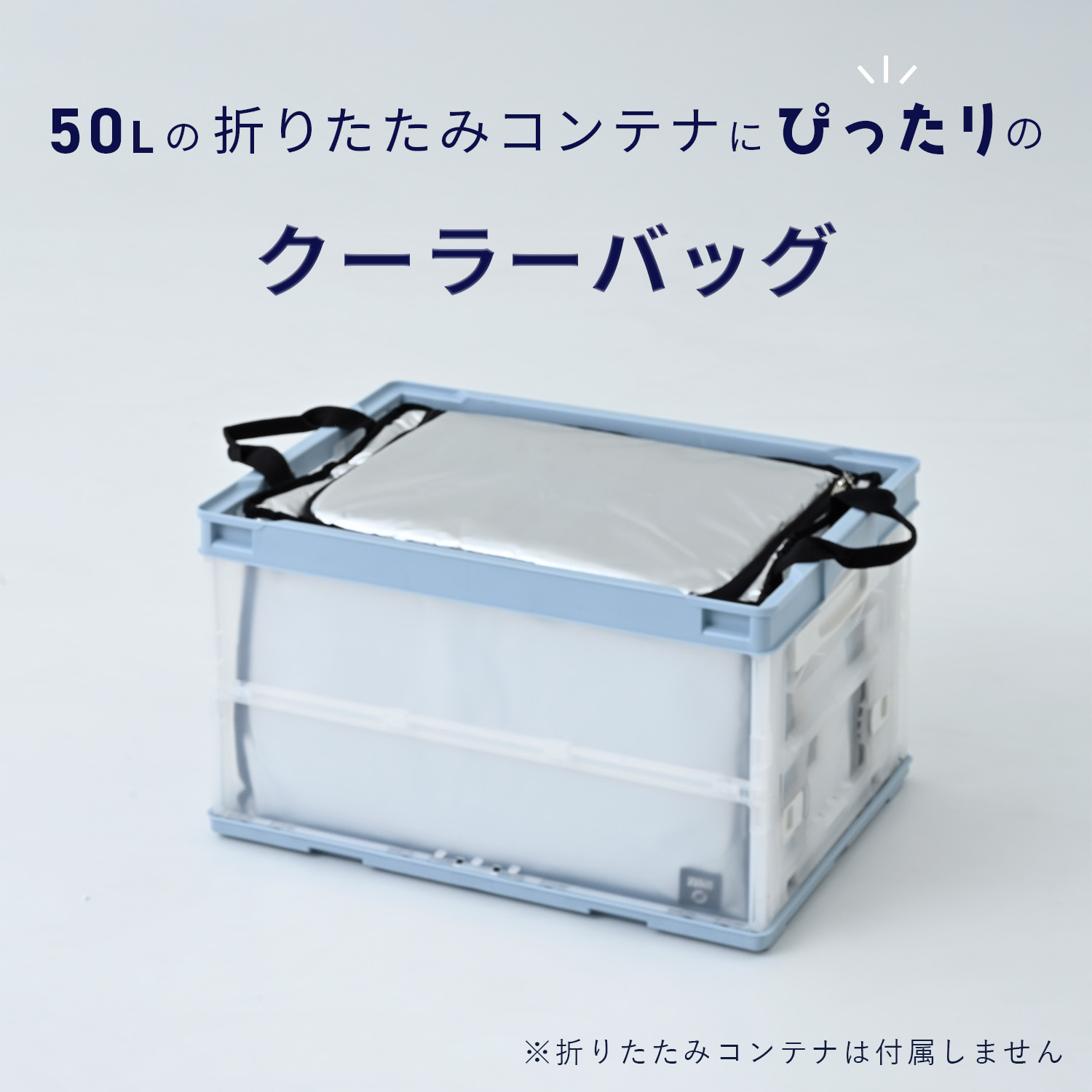 50L折りたたみコンテナにぴったり クーラーバッグ ZERO 40L 保冷バッグ