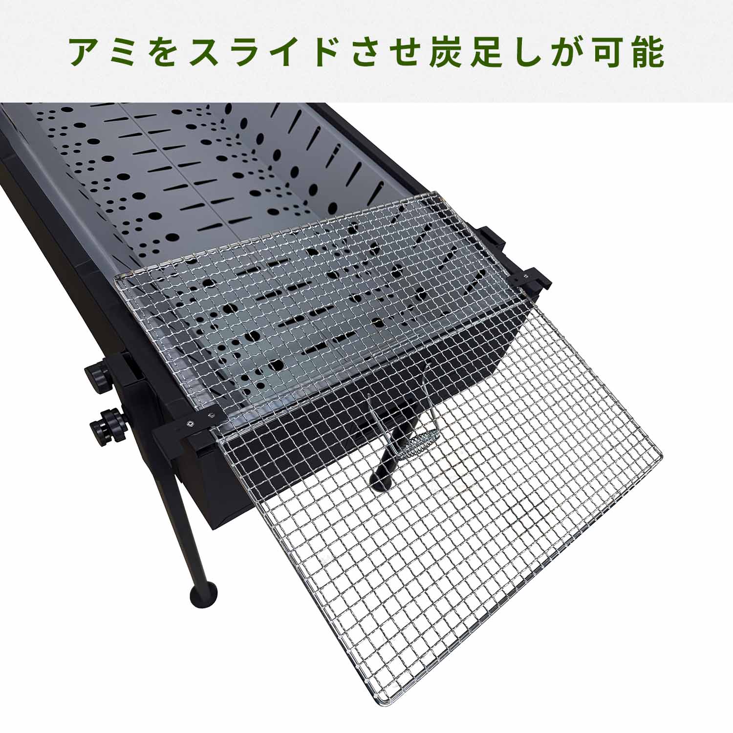 大型 バーベキューコンロ キャスター付き 日本製 100×55cm G-1000