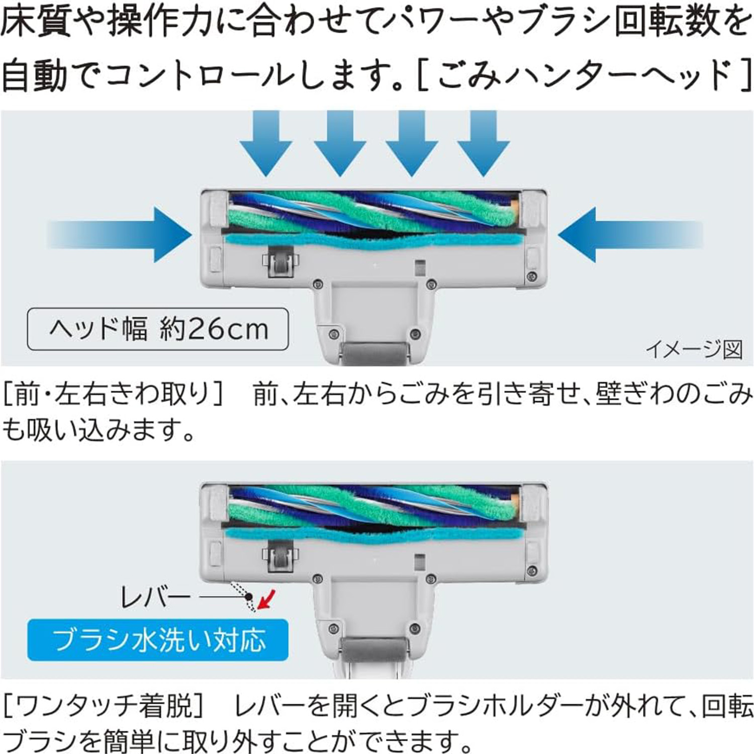 日立（HITACHI） 掃除機 コード式 キャニスター 軽量 強力 CV-KP90M
