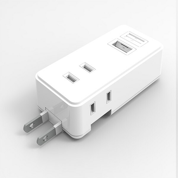 【コンセントページ】 TOPLAND USBゲートシリコンシャッター付きタップ コンセント