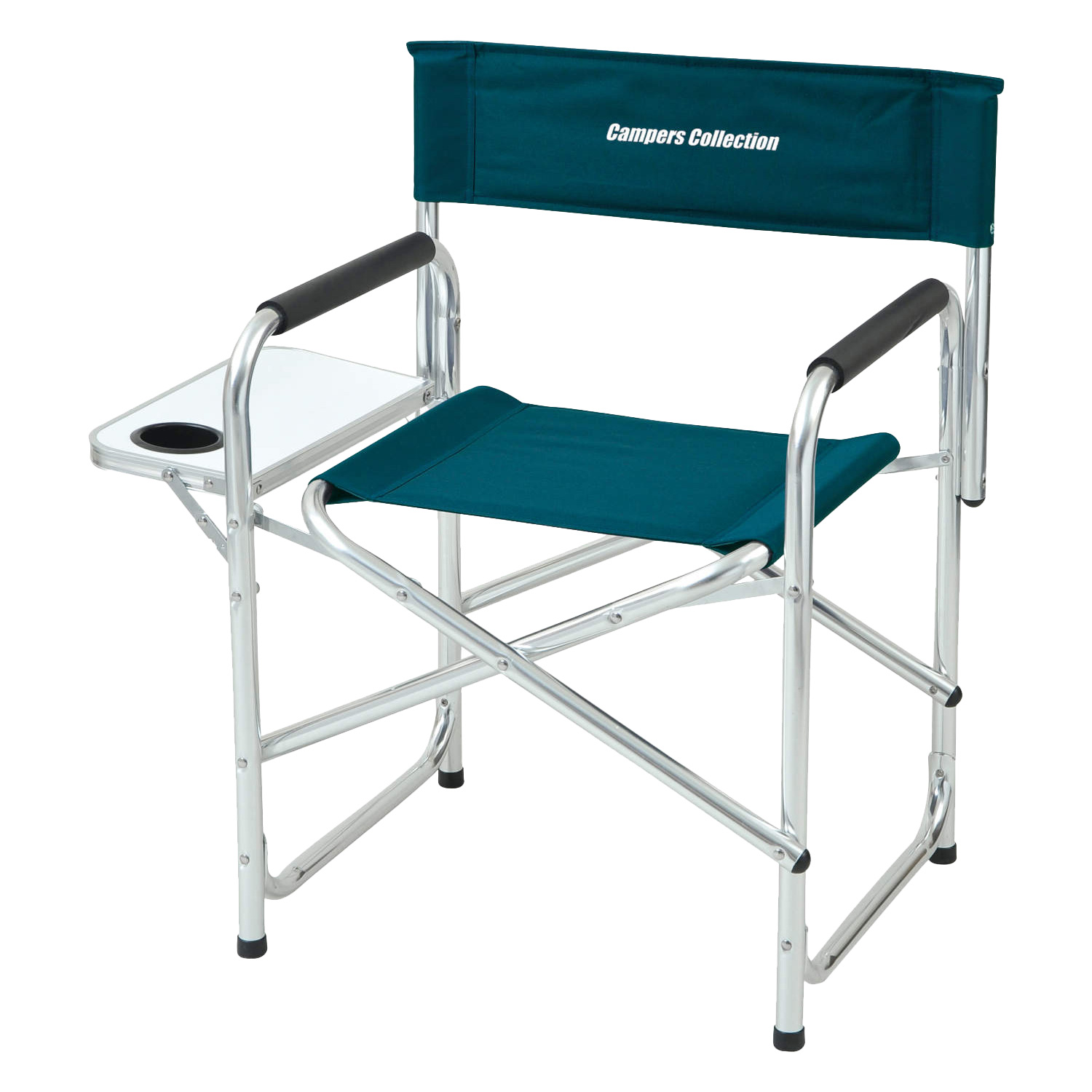 ディレクターチェア サイドテーブル付き アウトドアチェア 折りたたみ椅子 DD-02WT 軽量 折りたたみ キャンプ 椅子
