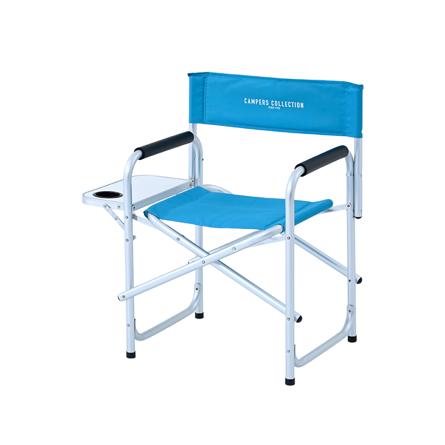 山善（YAMAZEN） ディレクターチェア アウトドアチェア アルミ 軽量